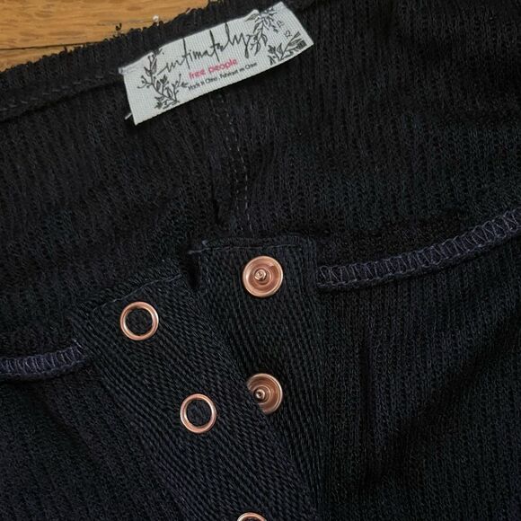 Free People Sloane Bodysuit Black Size XS NWT - Picture 8 of 11